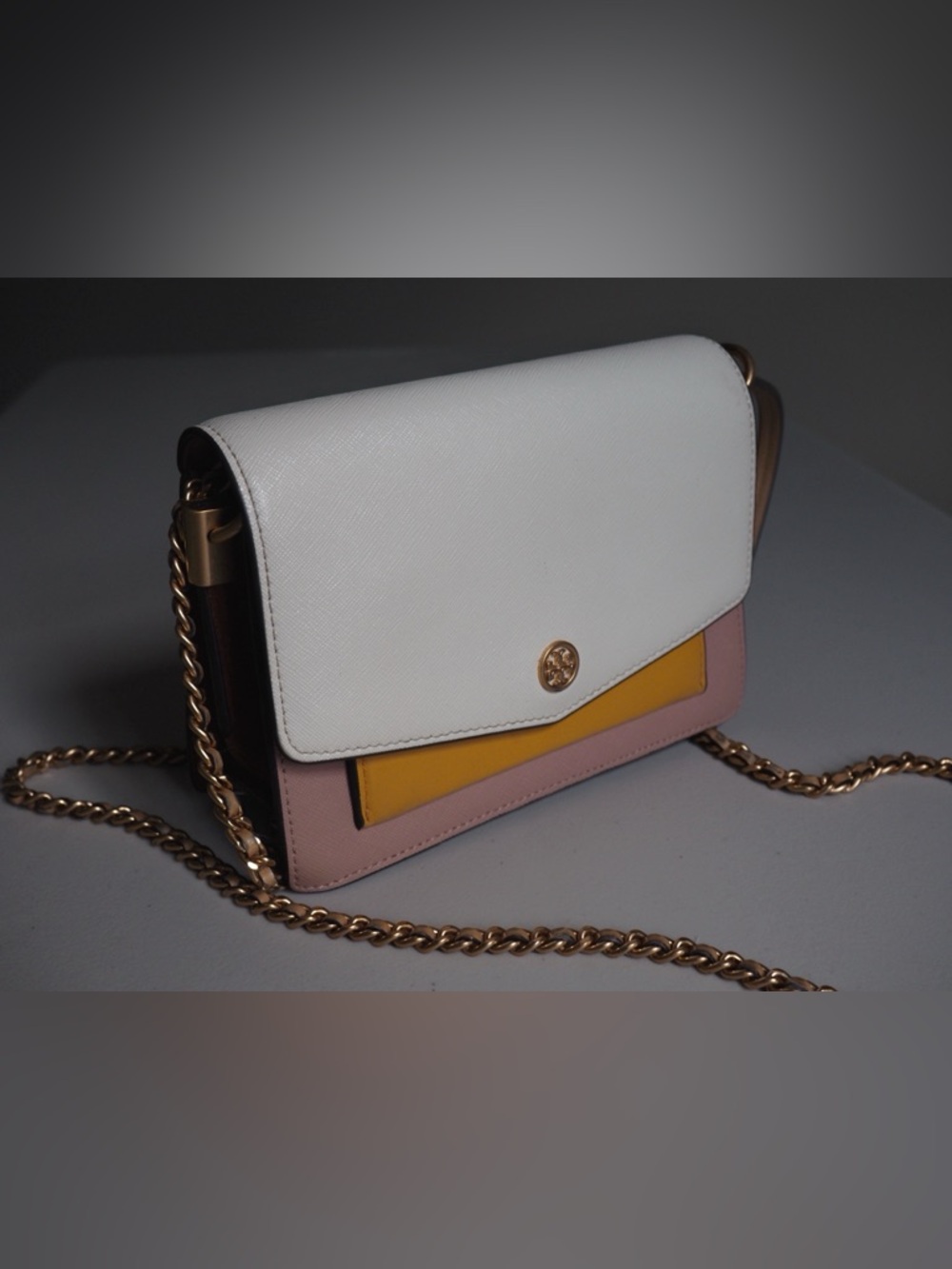 Tory Burch Robinson Color-Block Convertible Shoulder Bag